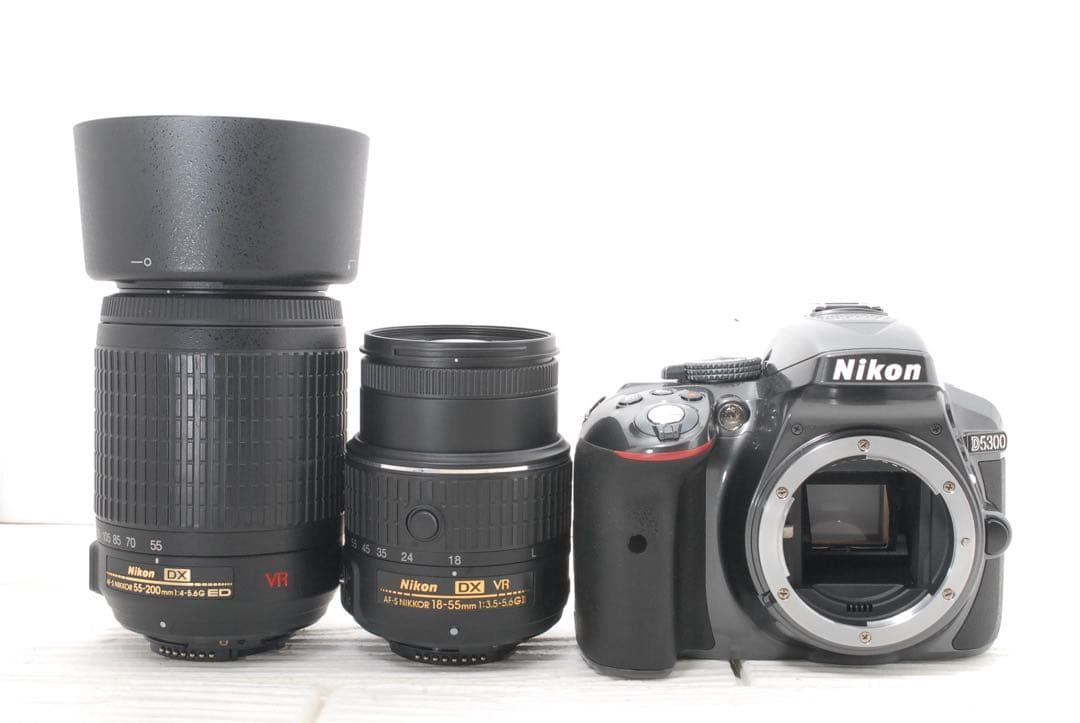美品✨ Nikon D5300 ショット数994回 Wi-Fi搭載 グレー
