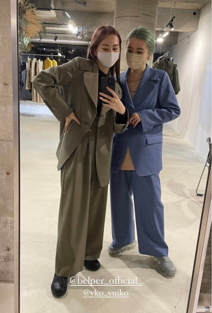 BELPER スラックス パンツ