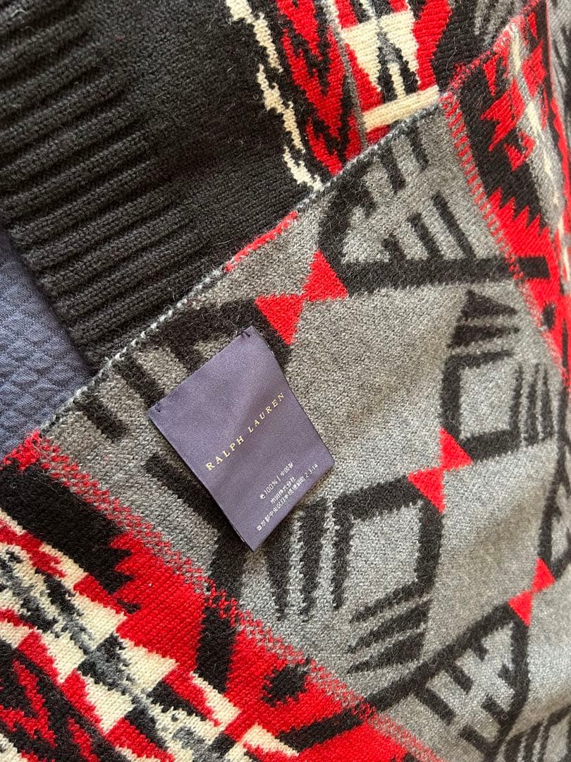 ラルフローレンホーム　ブランケット　ひざ掛け ネイティブ柄