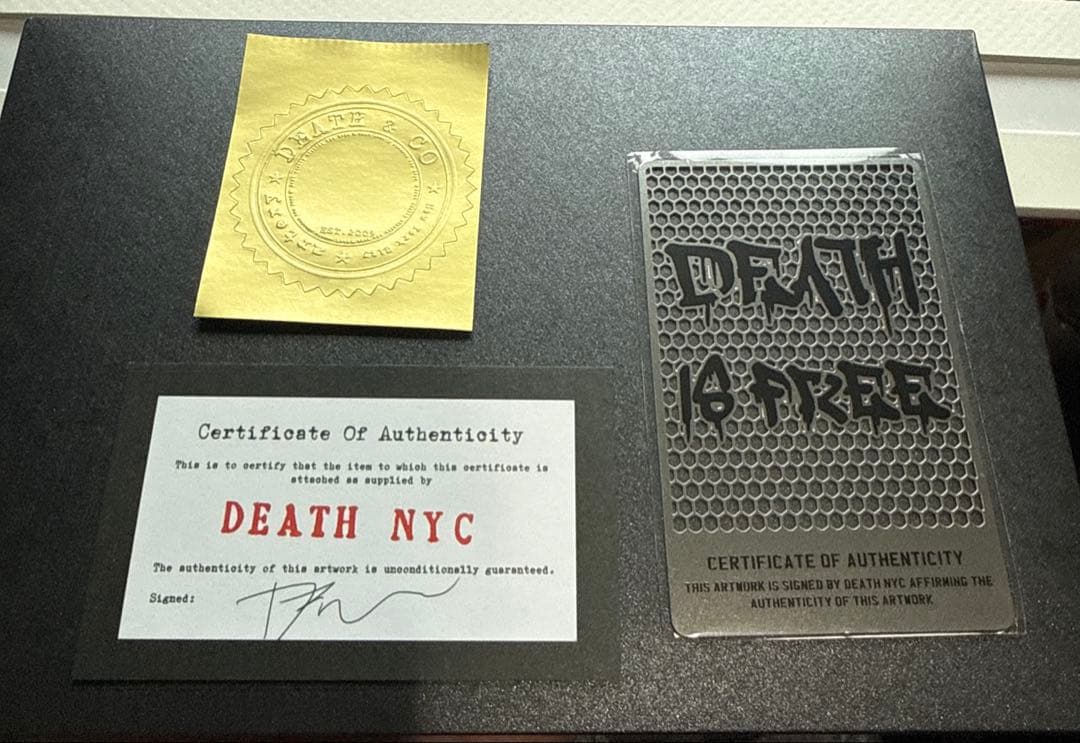 DEATH NYC 現代アートポスター　世界100枚限定　H‼️