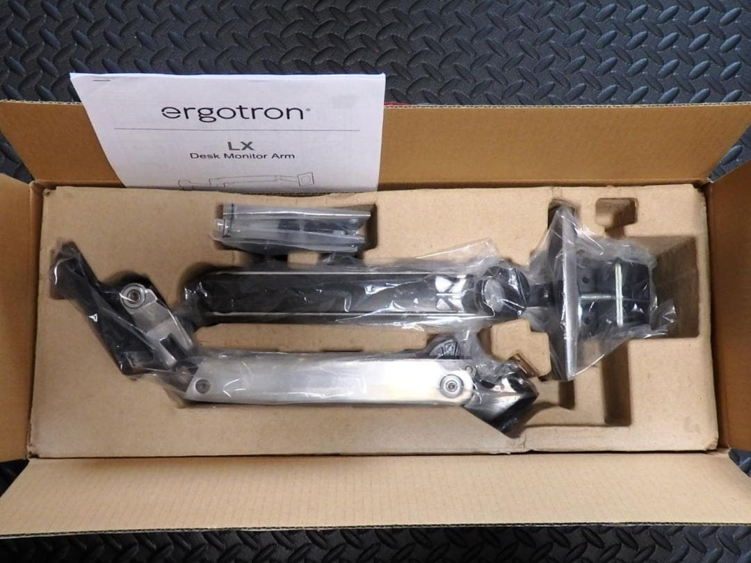 ●美品！ERGOTRON☆エルゴトロン LX ☆モニターアーム☆シルバー
