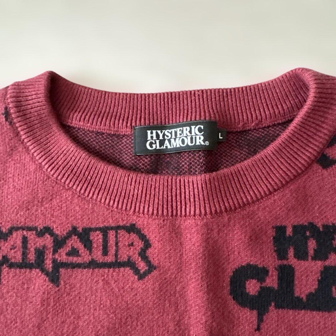 MSH02　HYSTERIC GLAMOUR ロゴニット　L