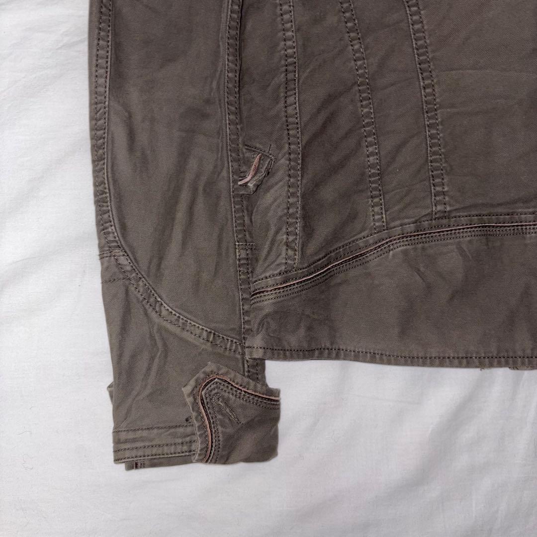 G.O.A カーキ　ジャケット　ナポレオンジャケット　ミリタリージャケッ Y2K