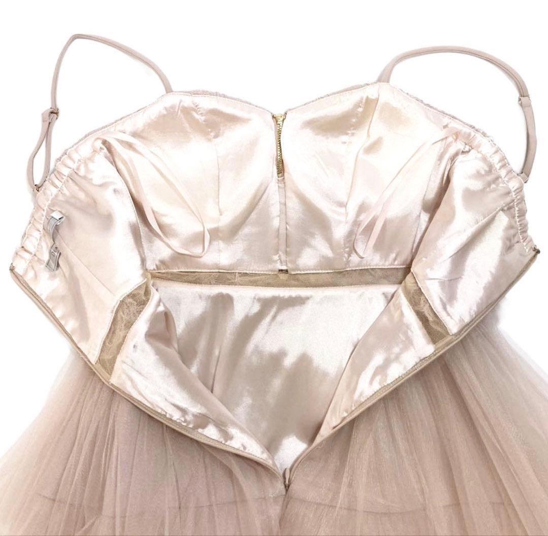 ROBE de FLEURS ローブドフルール ロングキャバドレス DE3445