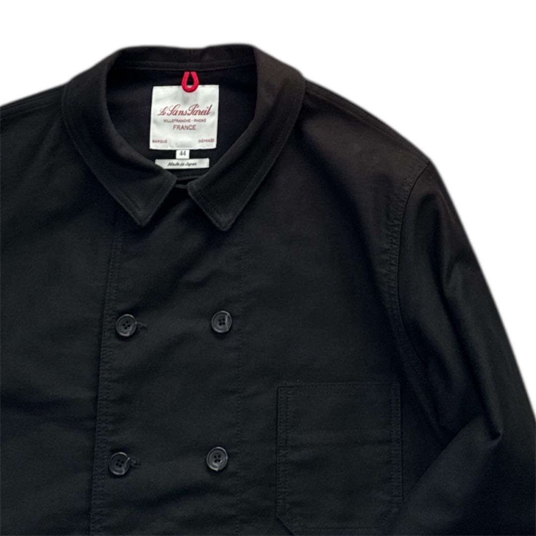 le sans pareil モールスキン ダブル カバーオール ブラック 44