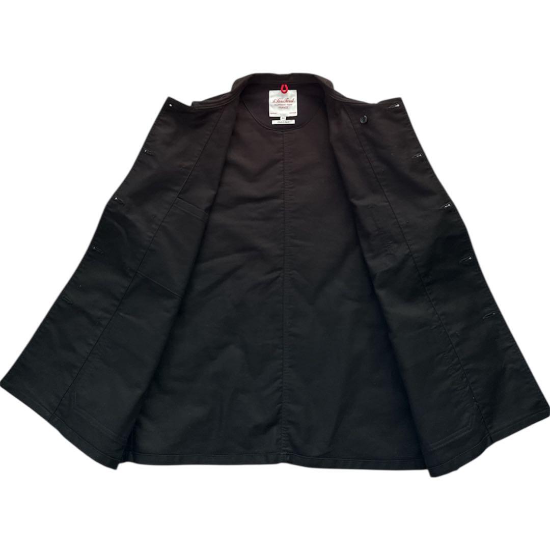 le sans pareil モールスキン ダブル カバーオール ブラック 44