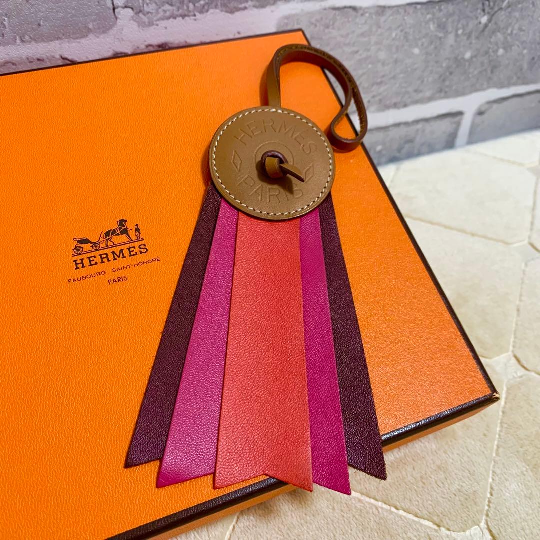 【美品】HERMES エルメス パドックフロット バッグチャーム