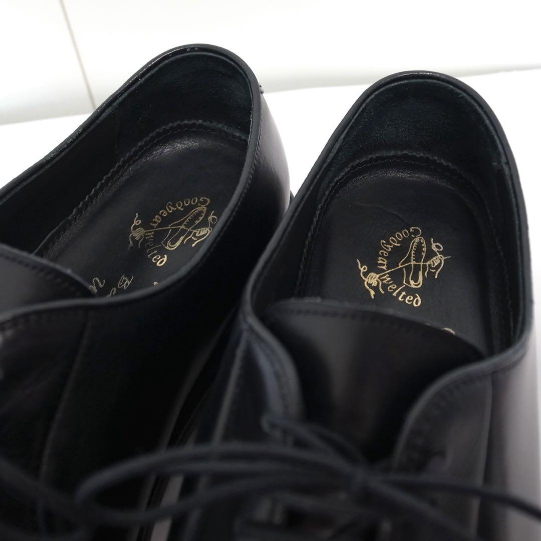 ジャランスリワヤ 98628 アローズ別注 プレーントゥ UK6.5 ブラック