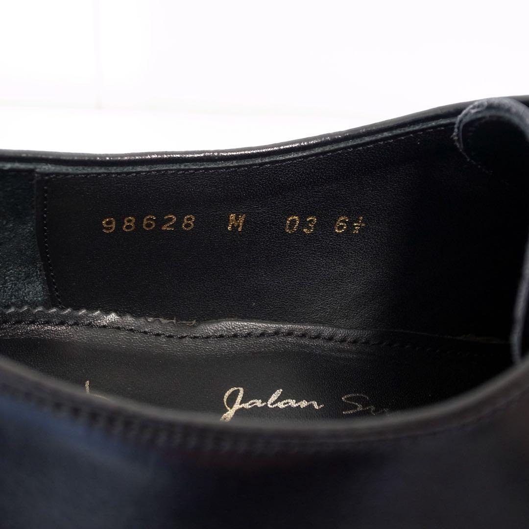 ジャランスリワヤ 98628 アローズ別注 プレーントゥ UK6.5 ブラック