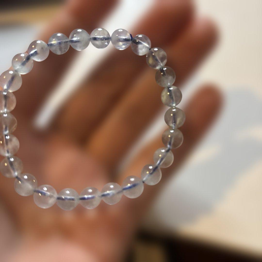 アクアマリンのブレスレットたん！綺麗！ズンとくる！