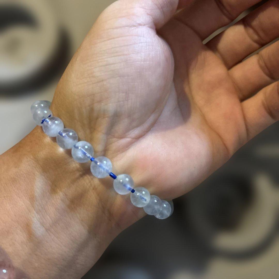 アクアマリンのブレスレットたん！綺麗！ズンとくる！