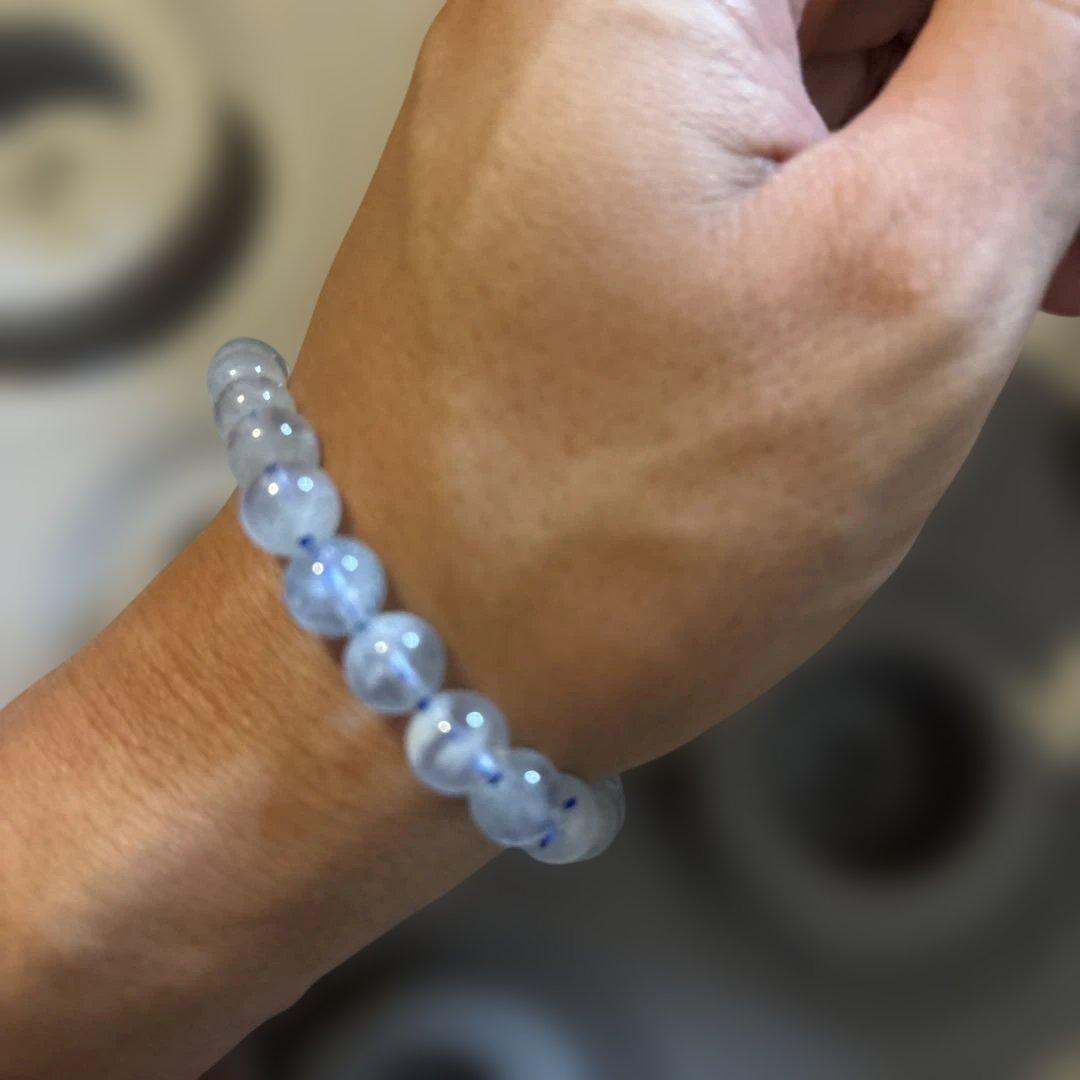 アクアマリンのブレスレットたん！綺麗！ズンとくる！