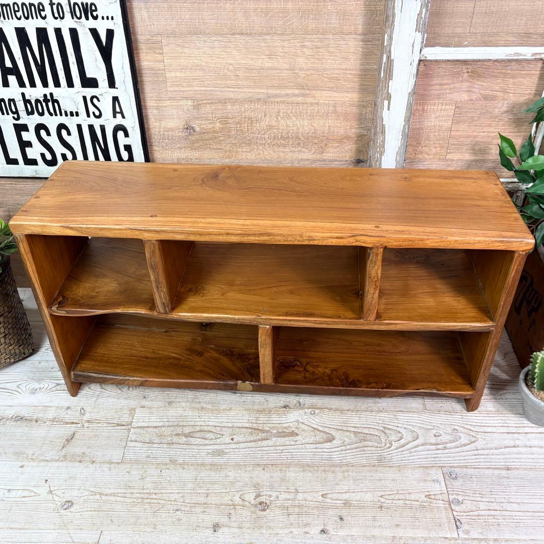 オールドチーク天然無垢材ナチュラルウッドテレビ台サイドボード飾り棚テーブル木製