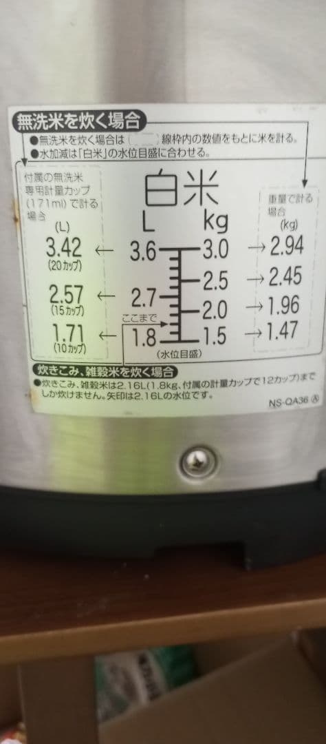 玄米モード美味しいふかし芋購入価格 7万1000円象印業務用マイコン炊飯2升炊き