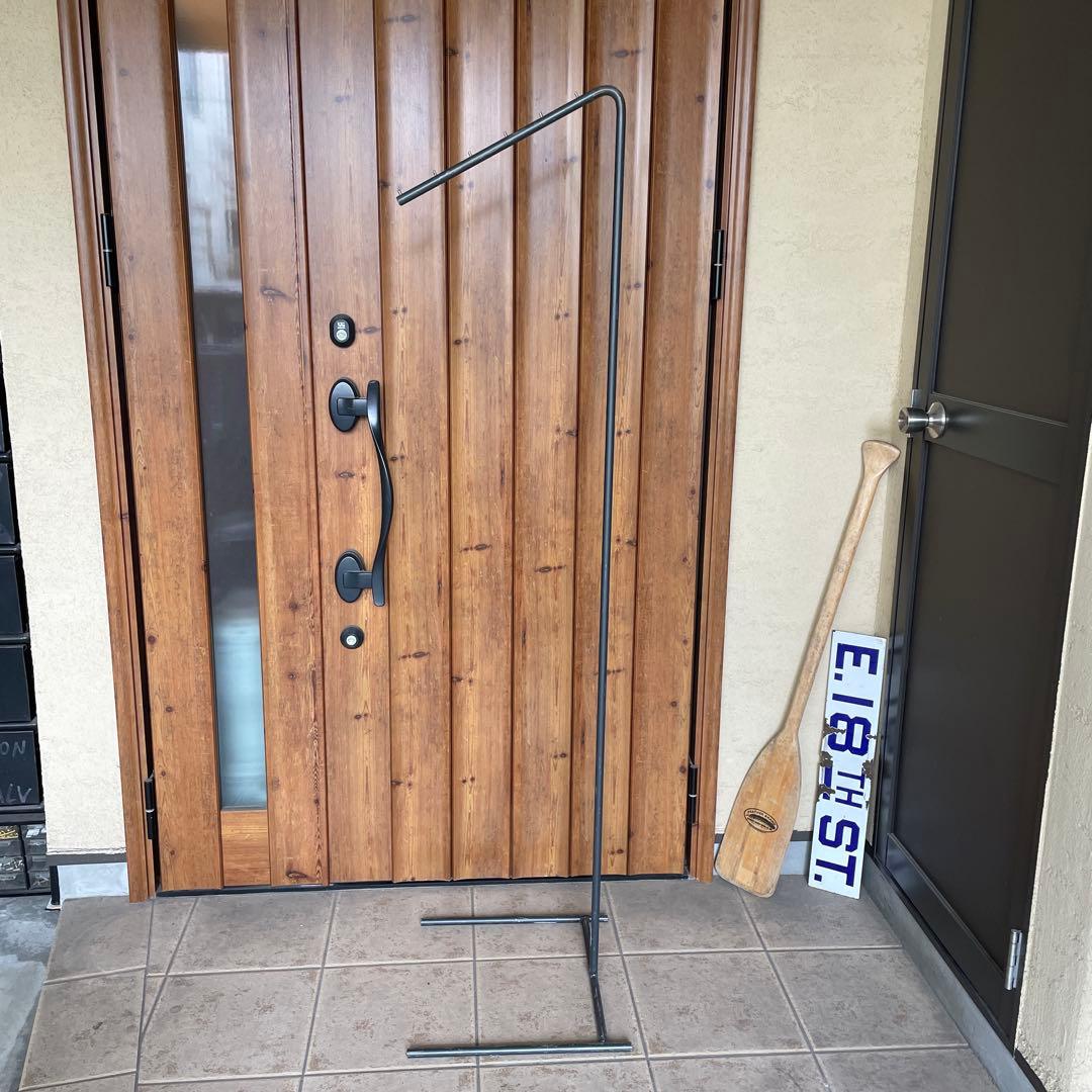 【BECK 様まとめ品①】インダストリアル スラントハンガー アイアン ラック