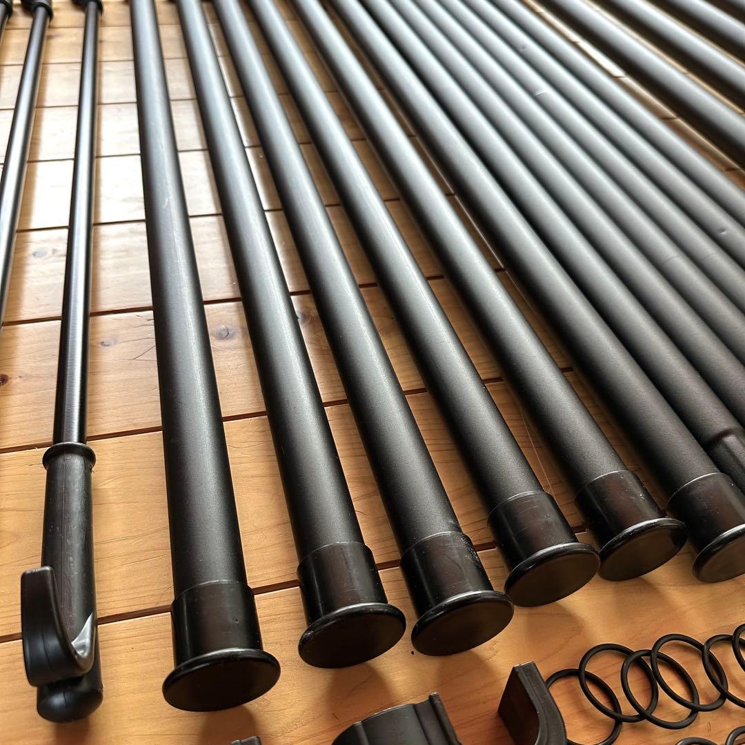 山善 YAMAZEN 突っ張りポールハンガーダブル WJ-775M ×3台セット