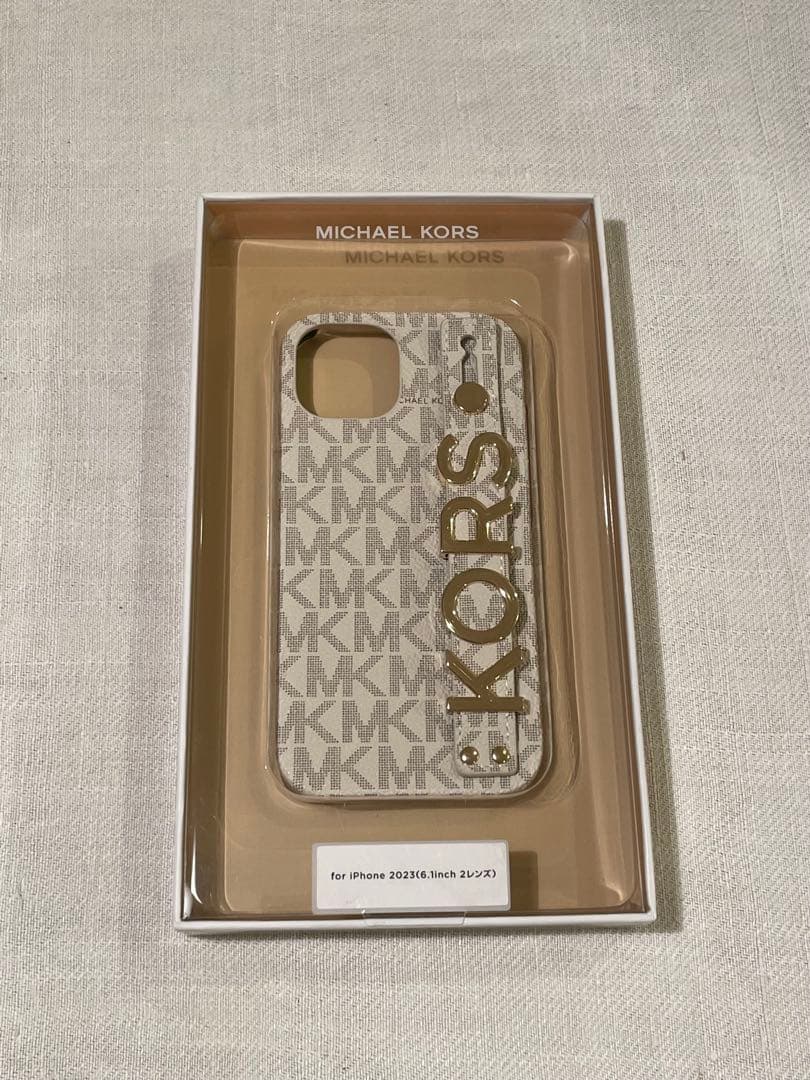 【新品】MICHAEL KORS iPhone 15ケース・紙袋・保証書付き