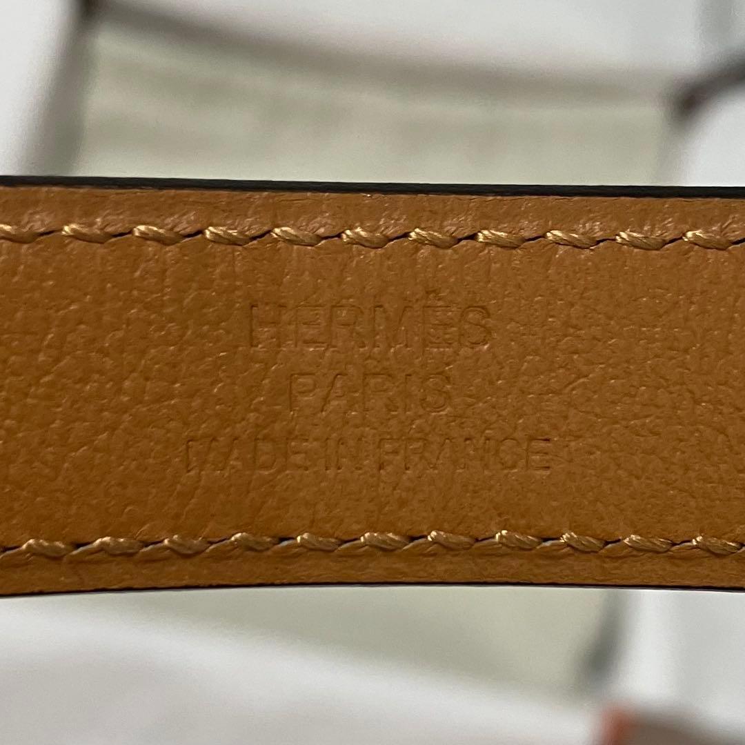 HERMES エルメス 2025年 K刻印ケリーベルト 18 ブラック シルバー