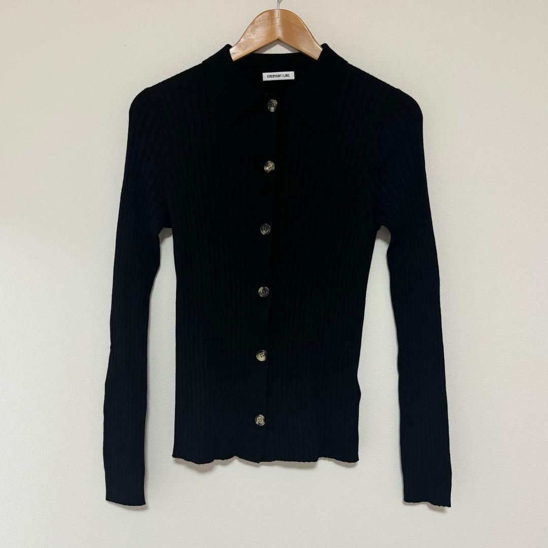 Deuxieme Classe ポロシャツニット カーディガン