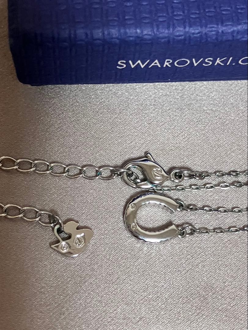 Swarovski スワロフスキー ホースシュー ネックレス シルバー 極美品