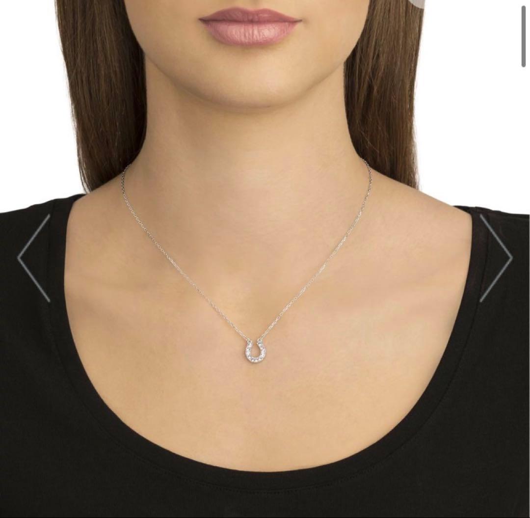 Swarovski スワロフスキー ホースシュー ネックレス シルバー 極美品