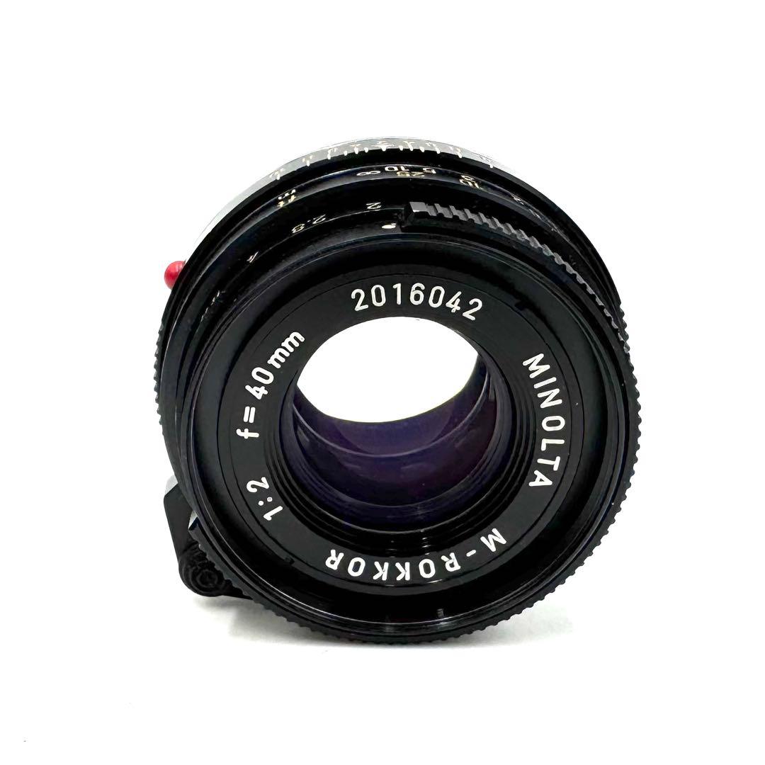 MINOLTA ミノルタM-ROKKOR 40mm f2 ライカMマウントレンズ