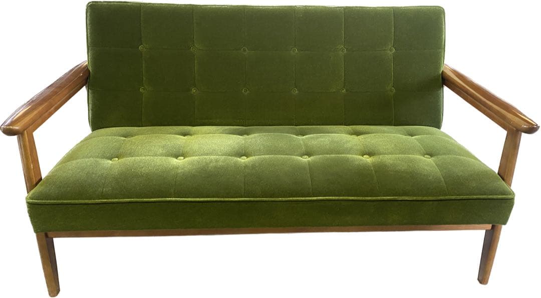 karimoku カリモク 60 kチェア モケットグリーン 2シーター