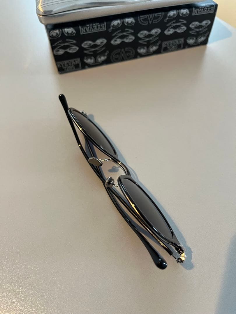 美品　EYEVAN7285 768 ブルーレンズ　サングラス