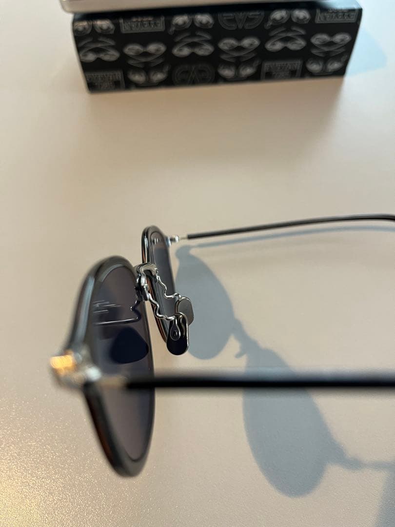 美品　EYEVAN7285 768 ブルーレンズ　サングラス