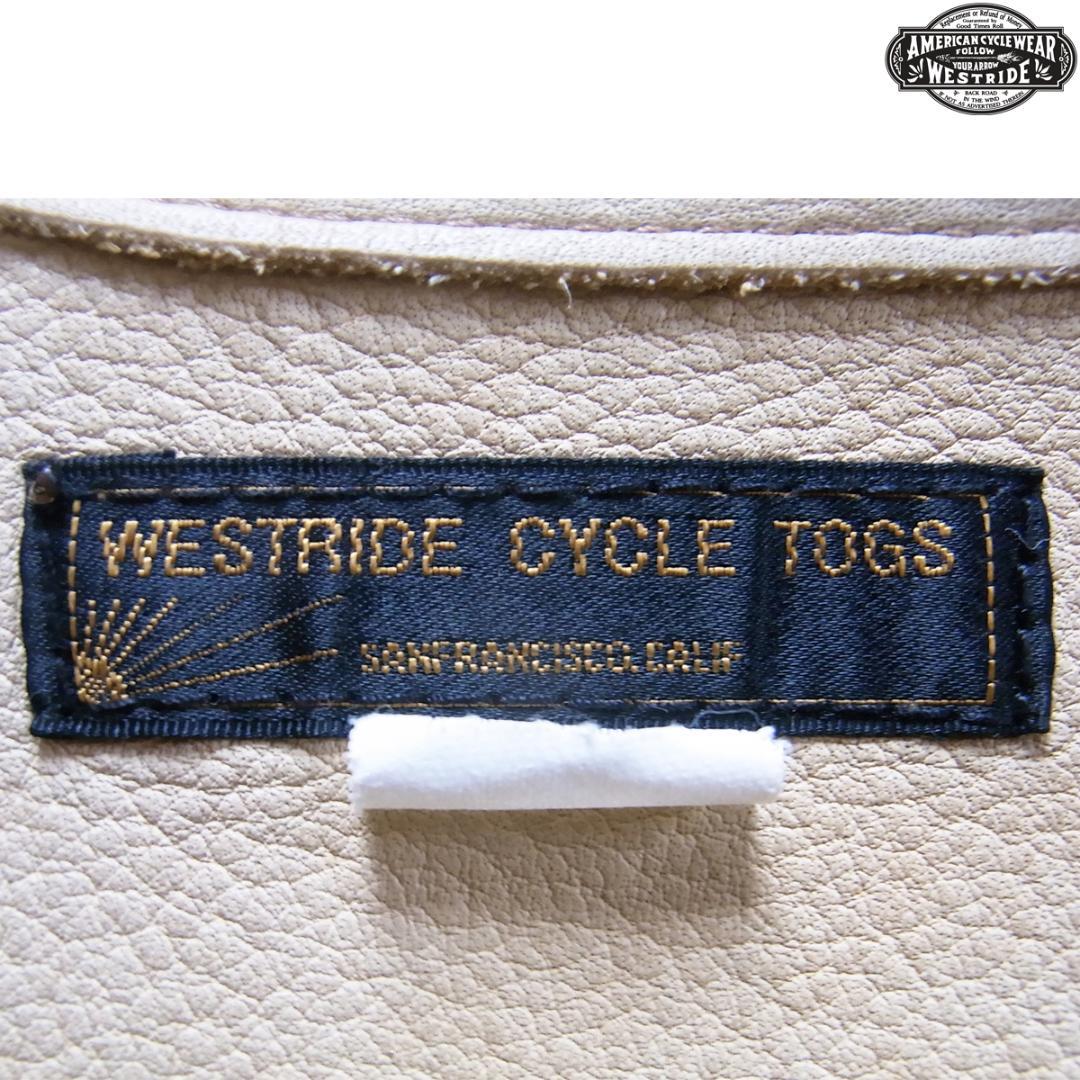 WEST RIDE ウエストライド WESTRIDE スエード レザーベスト