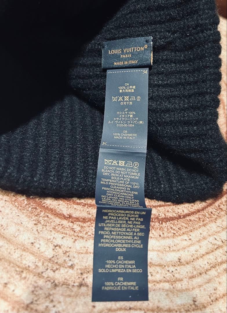 極美品 ルイヴィトン LOUIS VUITTON ビーニー LV スパーク