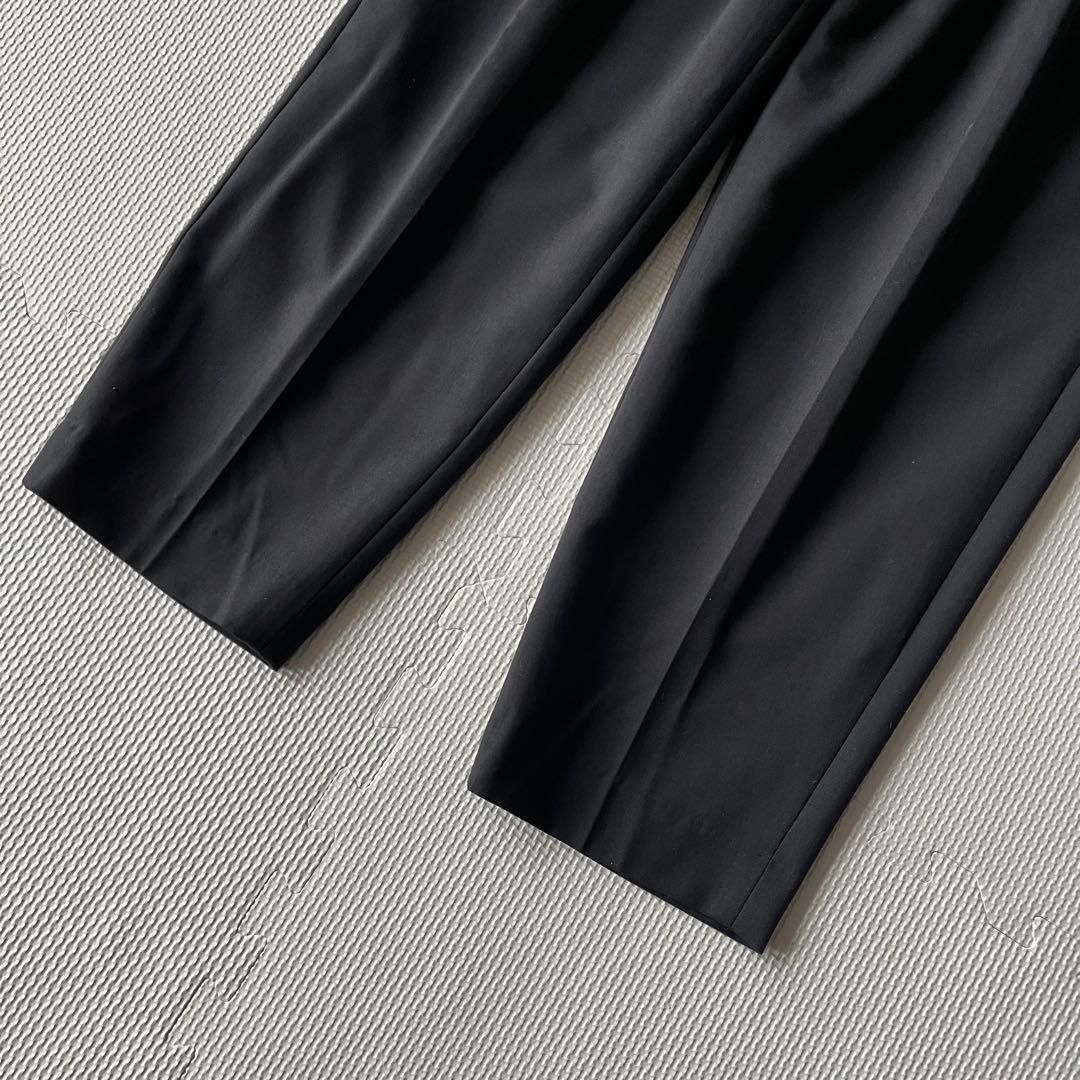 美品 N.HOOLYWOOD イージータックスラックス 38黒 トロピカルウール