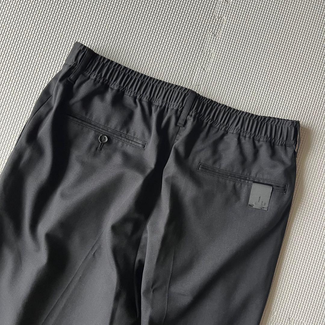 美品 N.HOOLYWOOD イージータックスラックス 38黒 トロピカルウール