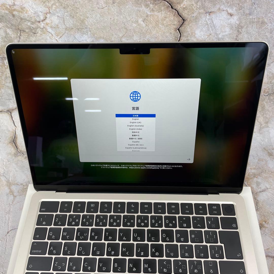 MacBook Air M2 2022 24GB 256GB ゴールド