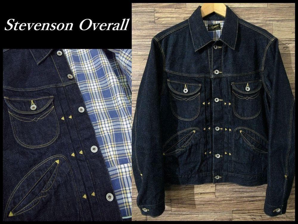 スティーブンソンオーバーオール ストックマン デニム カウボーイ ジャケット