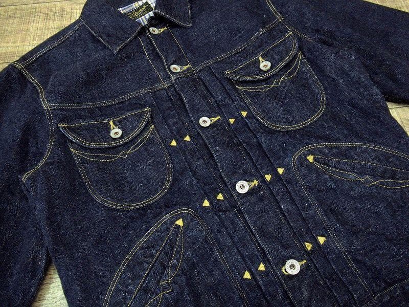 スティーブンソンオーバーオール ストックマン デニム カウボーイ ジャケット