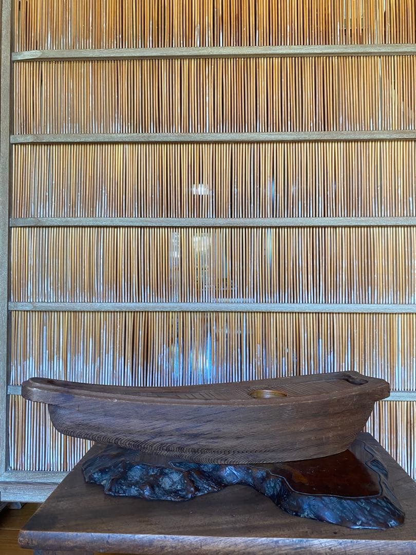 池坊　草月　華道　花器　古典生花定番花器　泊船　杉