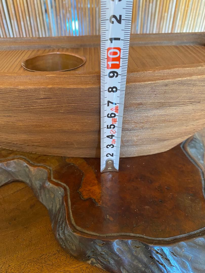 池坊　草月　華道　花器　古典生花定番花器　泊船　杉