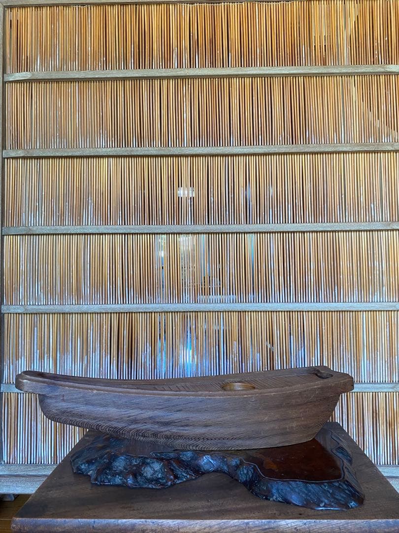 池坊　草月　華道　花器　古典生花定番花器　泊船　杉