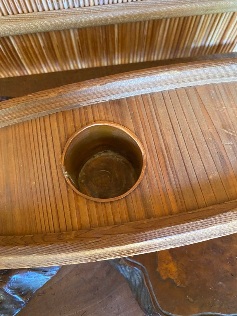 池坊　草月　華道　花器　古典生花定番花器　泊船　杉