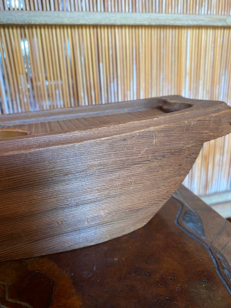 池坊　草月　華道　花器　古典生花定番花器　泊船　杉