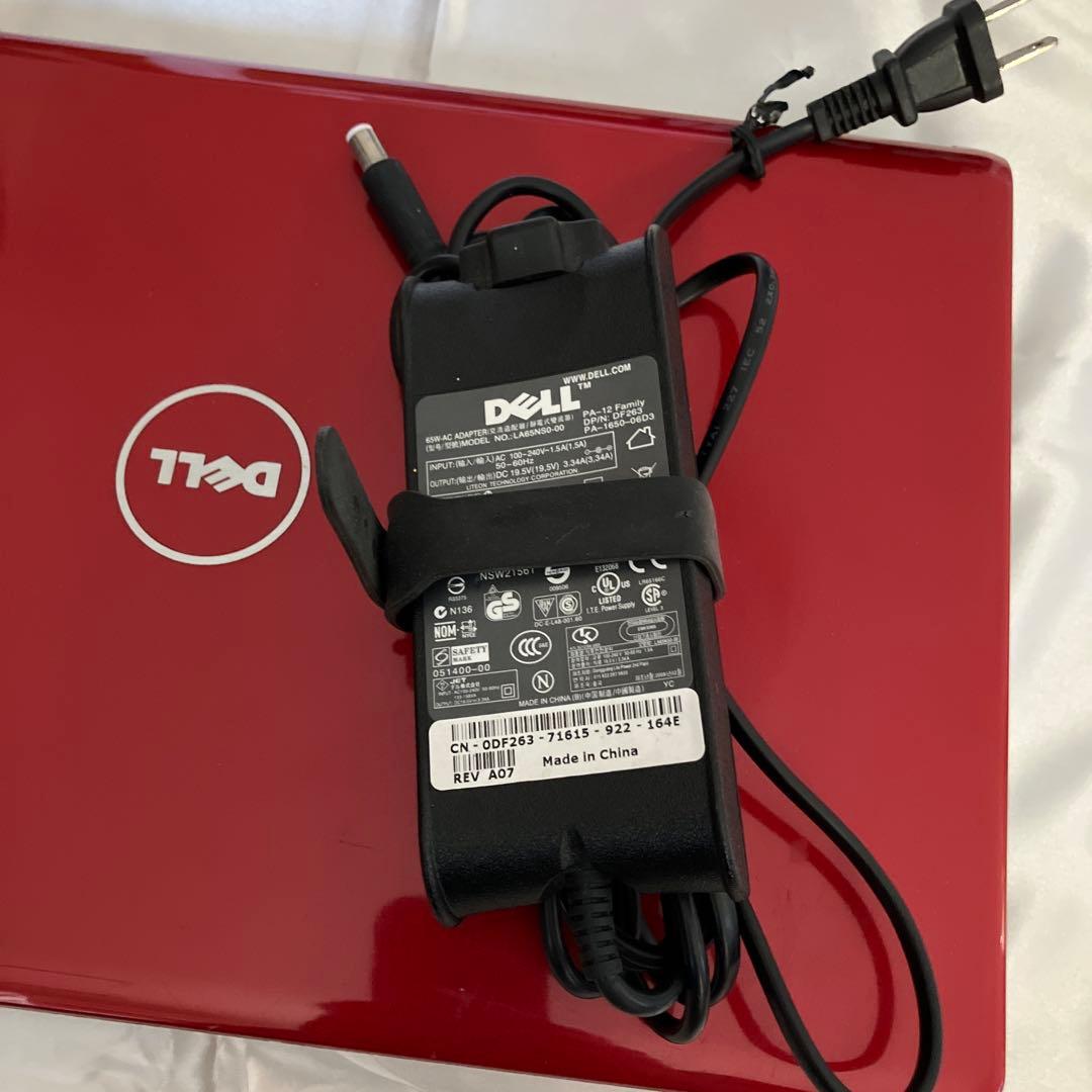 DELL ノートPC Windows10 赤　エクセル　ワード