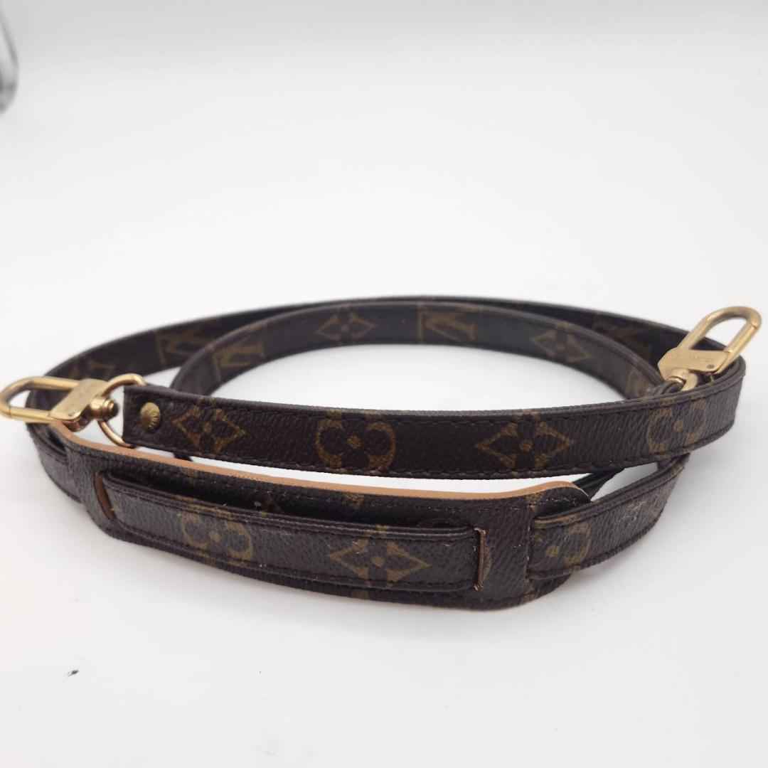 ルイヴィトン バッグ用ショルダーストラップ モノグラム 117cmゴールド金具