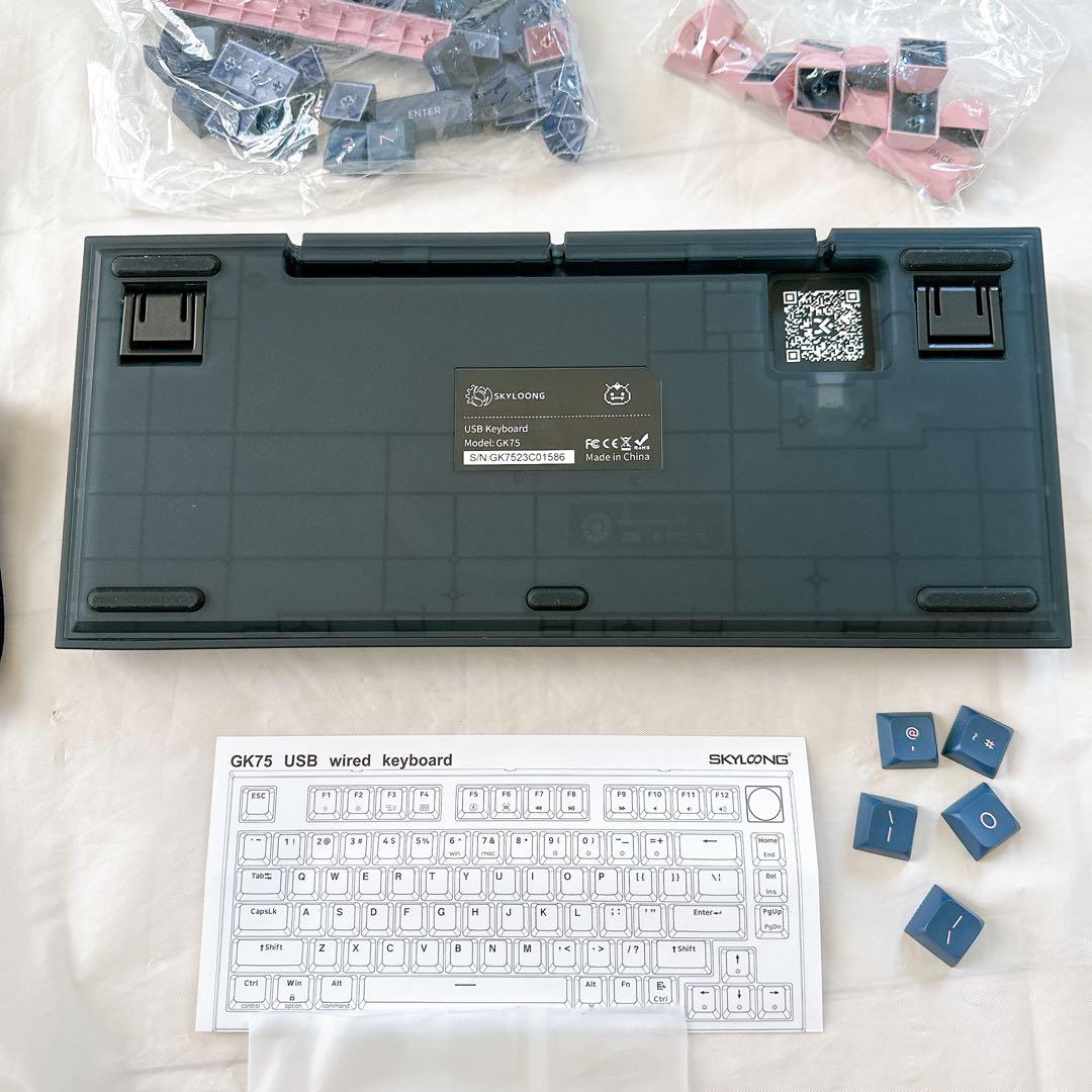 ☆8 キーボード ゲーミング ボード キーキャップ 光学式 ホットスワップ