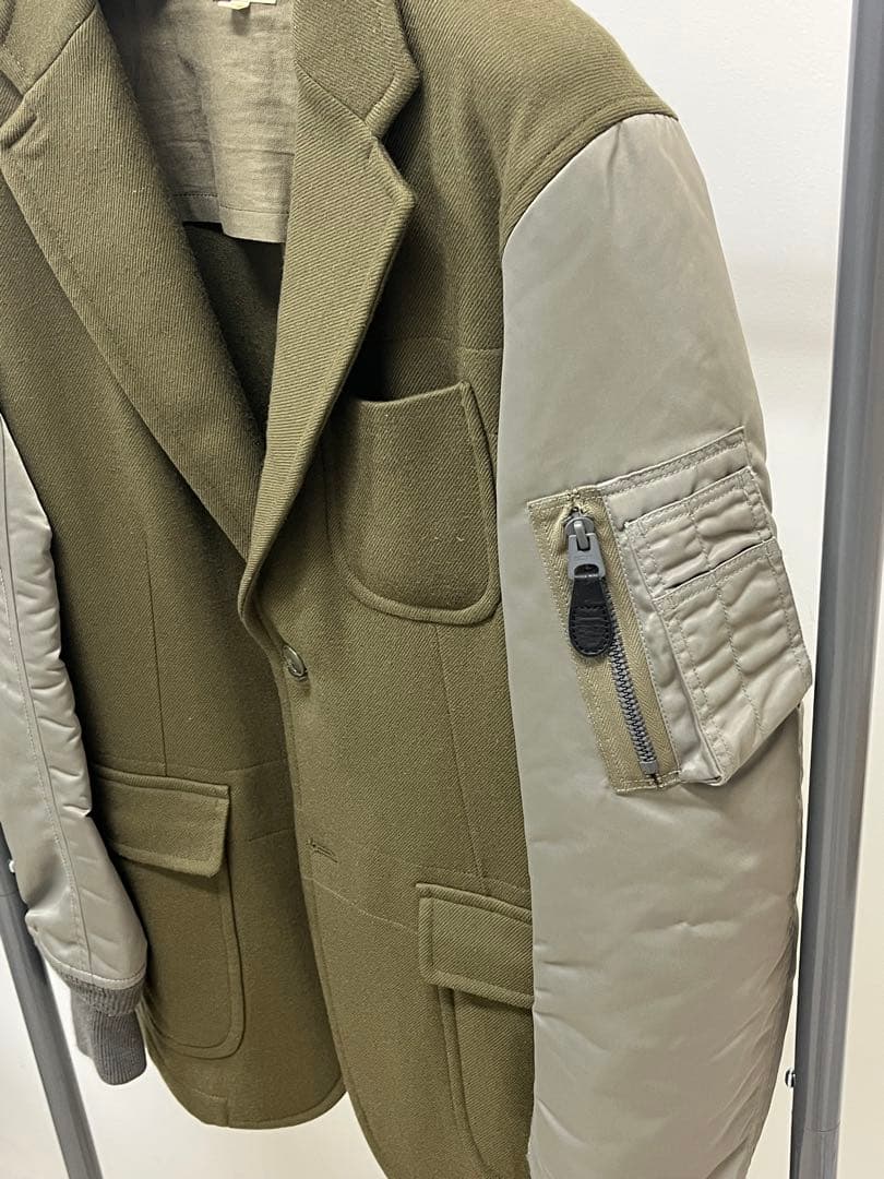 Scye ドッキングテーラード ジャケット ma1 サイ　ディストリクトアローズ