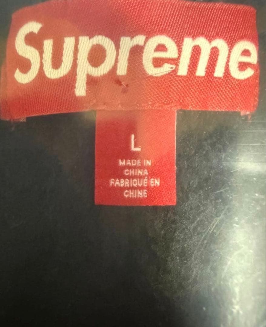 Supreme Small Box Waffle Sweater ブラック