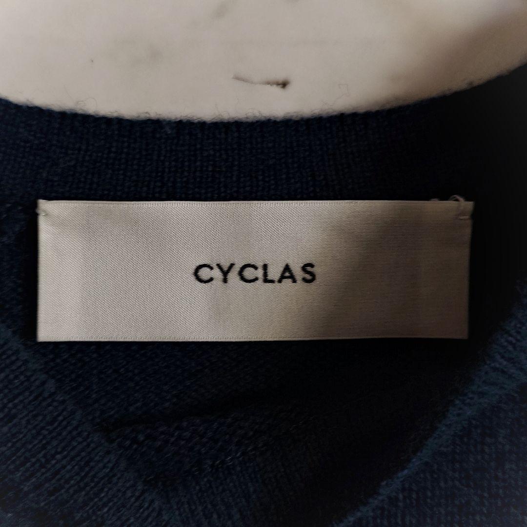美品✨​シクラス CYCLAS 日本製 上質ウールプリーツ ニットワンピース