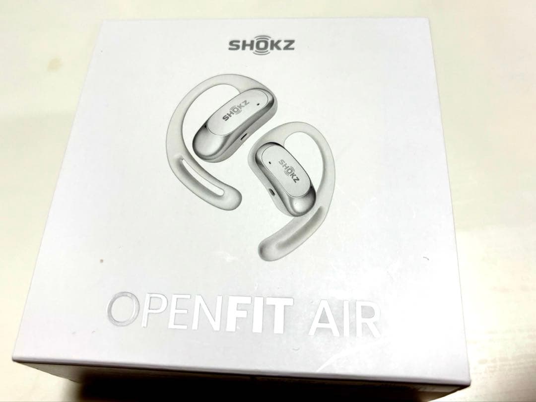 【新品未使用】openfit air ワイヤレスイヤホン 耳掛け式 ホワイト