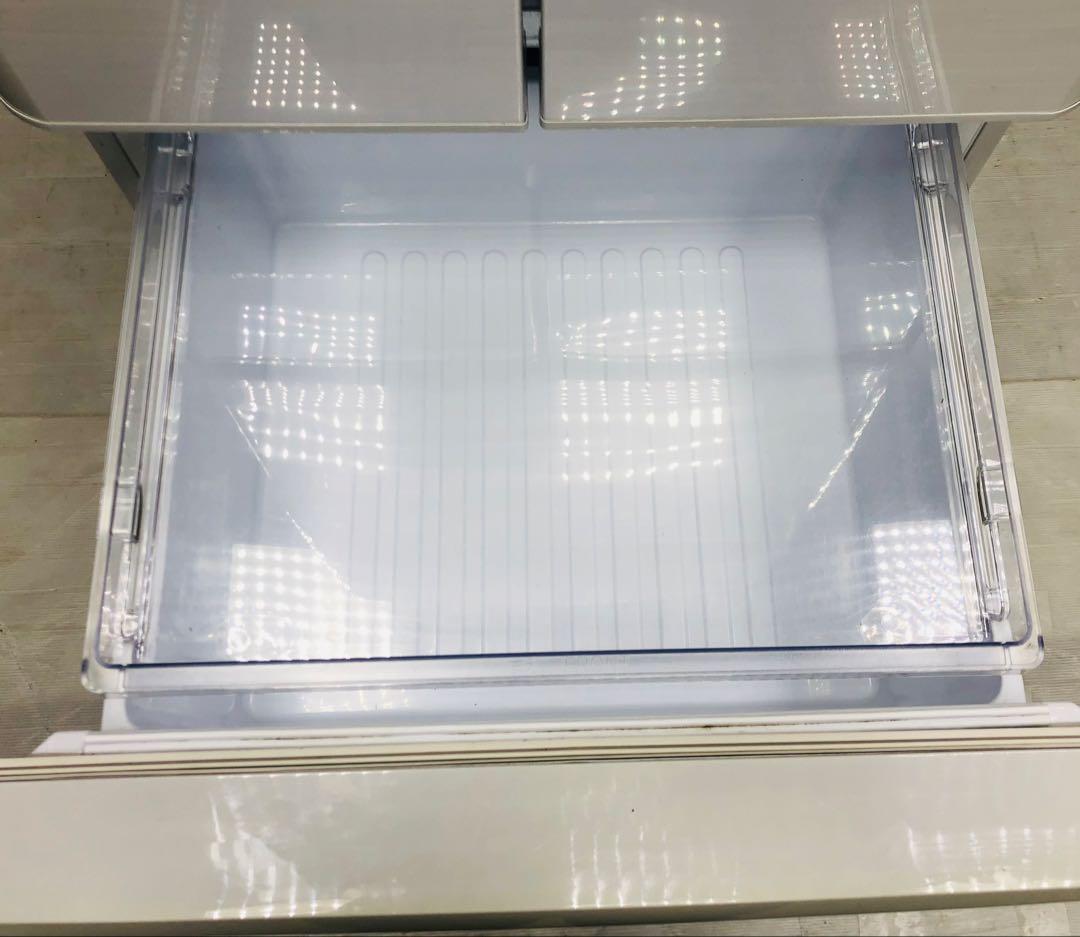 18年製　シャープ　冷蔵庫　5ドア　412L SJ-P411D-H