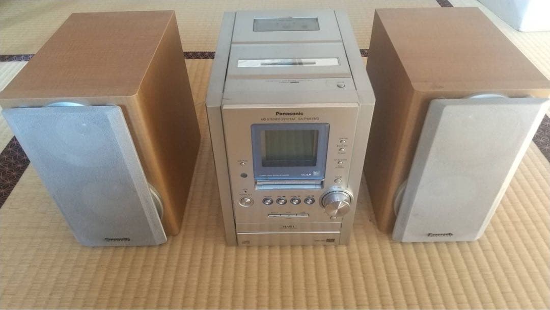 【ジャンク】Panasonic SC-PM47MD-S